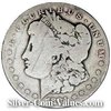 Photo of Morgan Silver Dollar coin that has been clipped