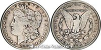 Photo of Morgan Silver Dollar in fine (F12) condition/grade.