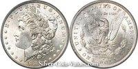 Photo of Morgan Silver Dollar in MINT STATE (MS63) condition/grade.